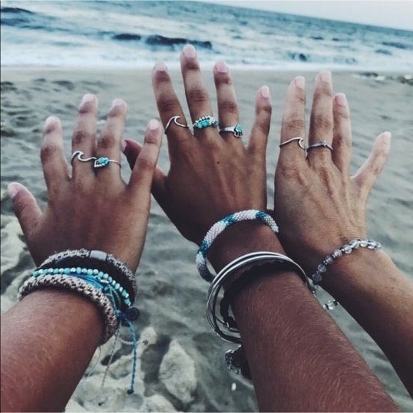 🆕WT! Sterling Silver Wave Ring Available in Various Ring Sizes - Picture 6 of 8